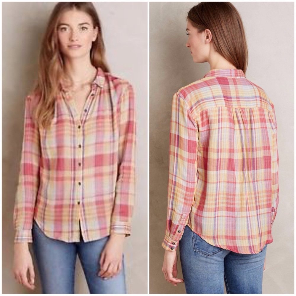 Anthropologie Holding Horses Gailen Plaid - 6