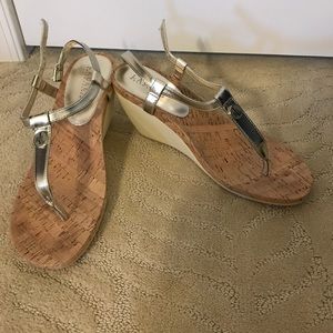Ralph Lauren Cork Wedge Sandals