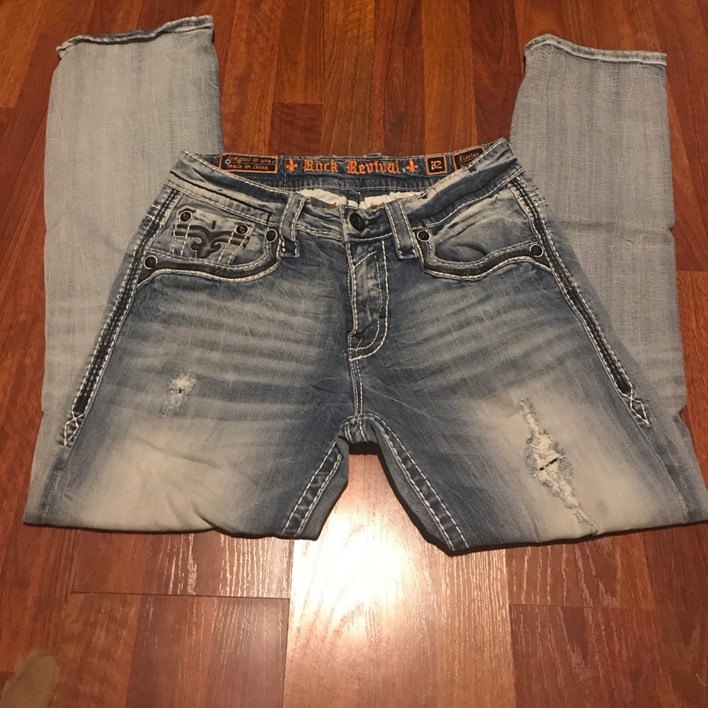 Men’s Rock Revival Florian Straight 32