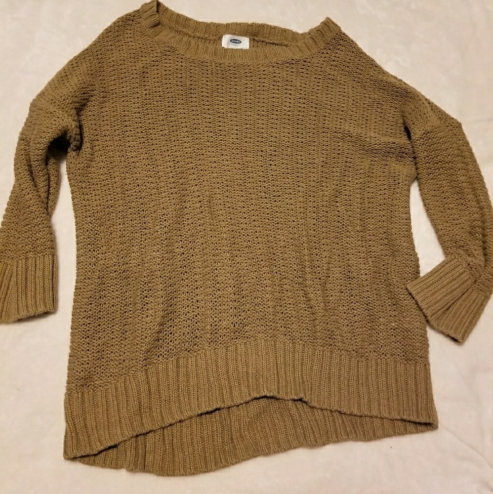 Olive green sweater
