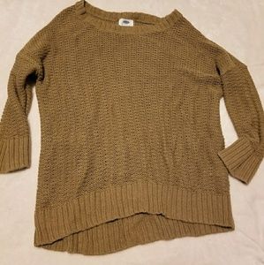 Olive green sweater