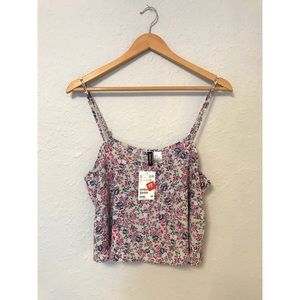 Floral crop top
