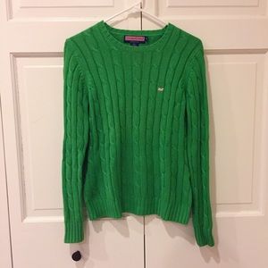 Vineyard Vines Cotton Cable Crew Sweater