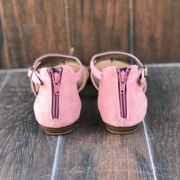 Blush Pink Studded Jeweled Sandal - Picture 2 of 3