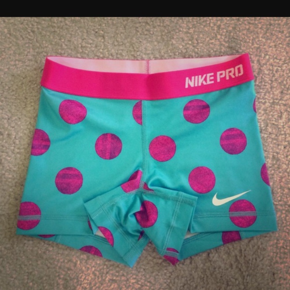 Pok a dot Nike shorts