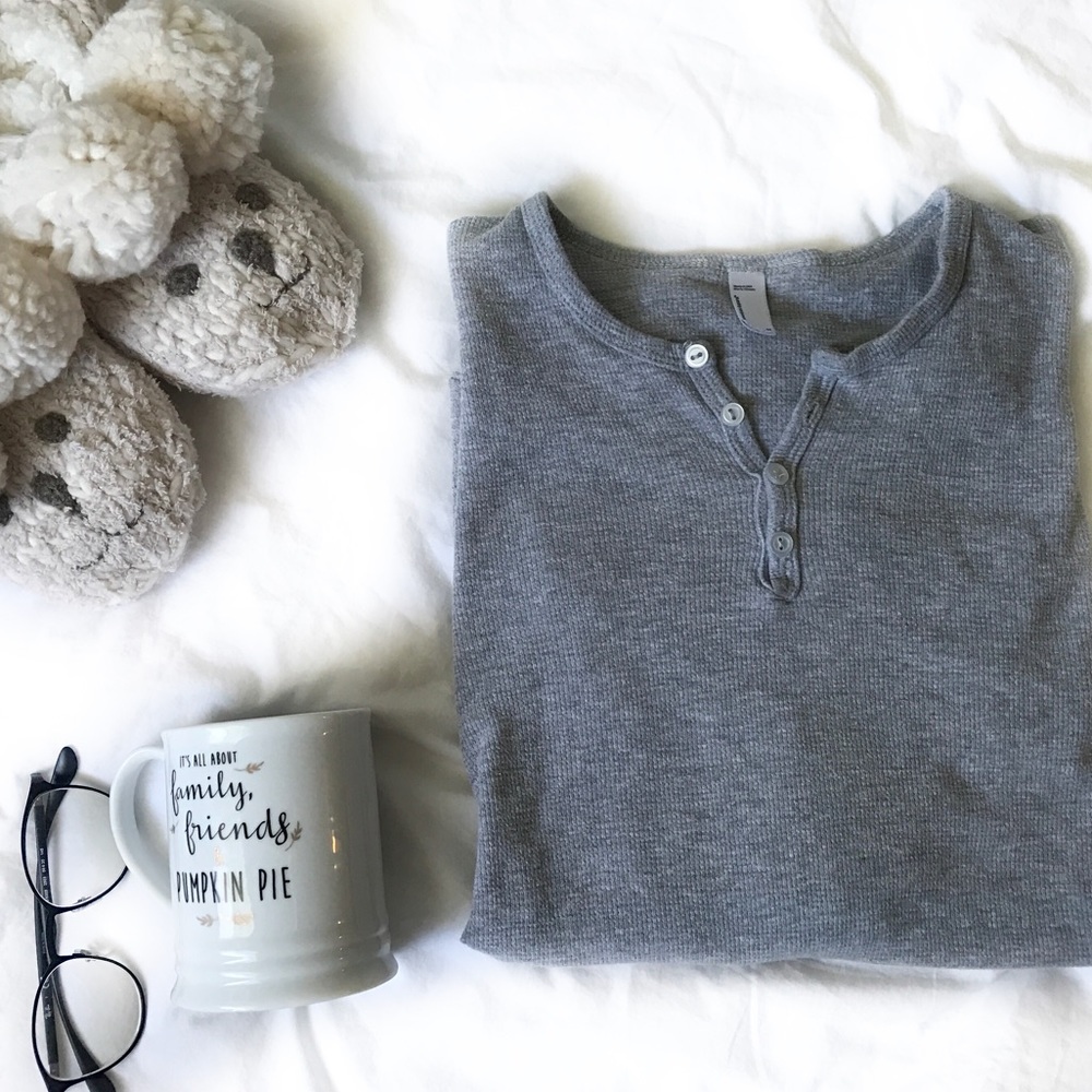 American Apparel Grey Thermal