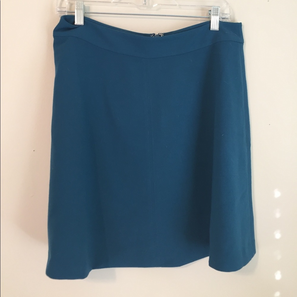 Teal A-line Skirt from LOFT