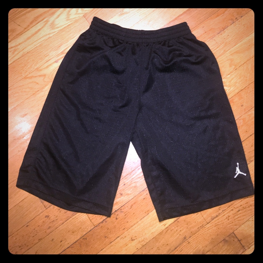 Boys black Jordan sports shorts