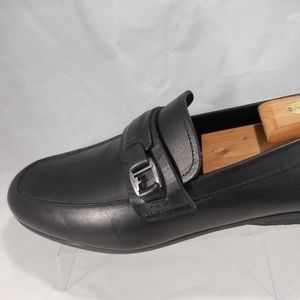 Mens Ferragamo WORN 1 TIME F Buckle black Loafers