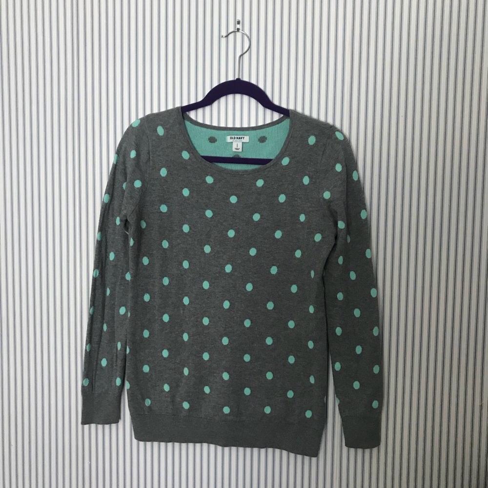 Polka dot sweater