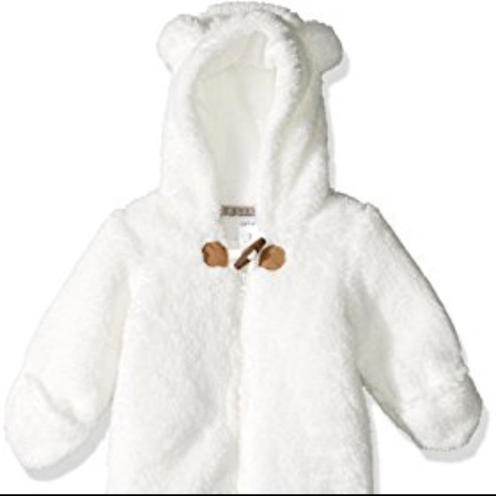 Carter's Baby Hooded Faux-Sherpa Footed Coverall