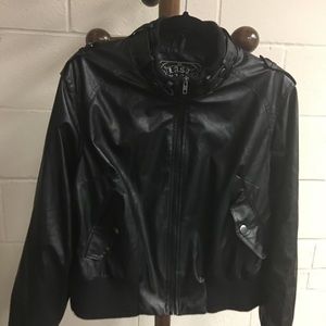 Timeless 2x bomber jacket faux leather