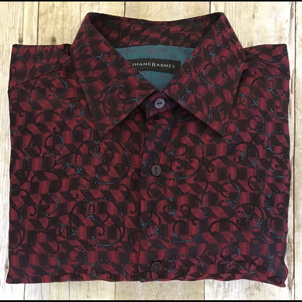 ✨Jhane Barnes Silk & Cotton Dress Shirt✨