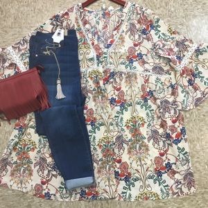 NWT Umgee Boho Blouse