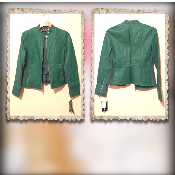 Black Rivet leather jacket - Picture 2 of 2