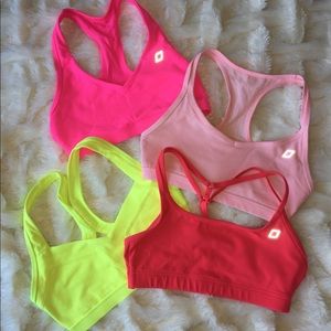 4 Lorna Jane Sports Bras- SZ S