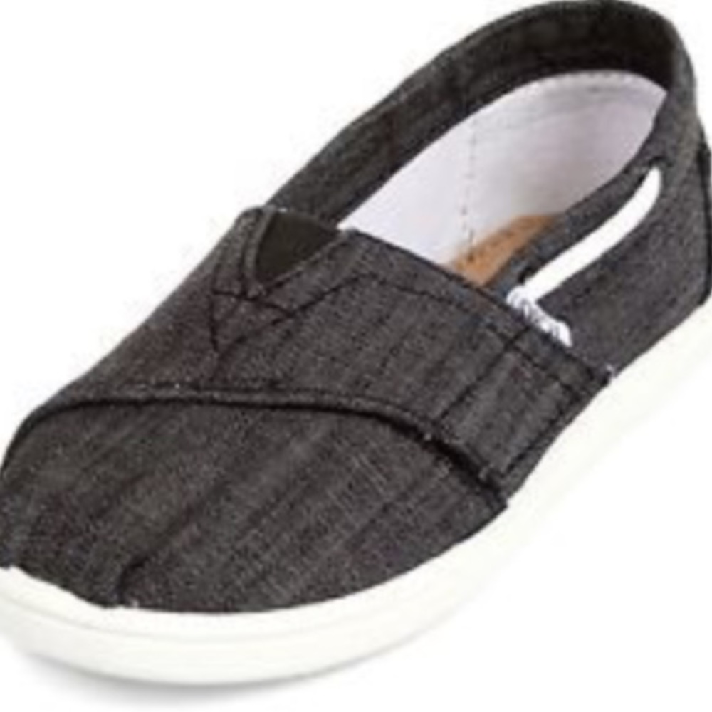 Toms Bimini black chambray NIB - Picture 3 of 3