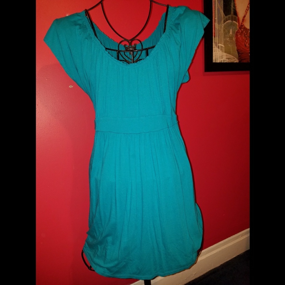 Teal dress