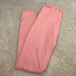 Lularoe One Size Pink/Peach Leggings