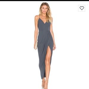 Shona Joy Charcoal Cocktail Dress