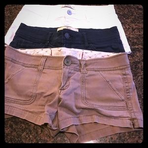 3 hollister shorts