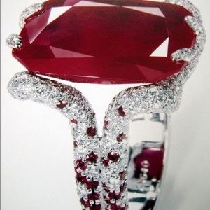 Ruby silver 925 ring