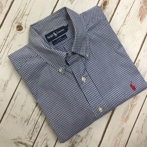 Ralph Lauren Blake men’s plaid shirt L Two ply