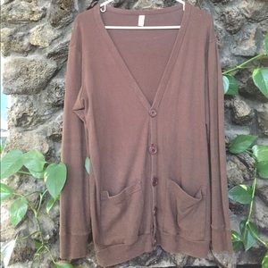 American apparel men’s M/L oversized cardigan.