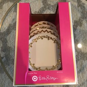 Lilly Pulitzer for Target appetizer plates.