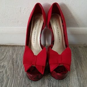 Red hot shoes