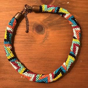Beaded colorful necklace