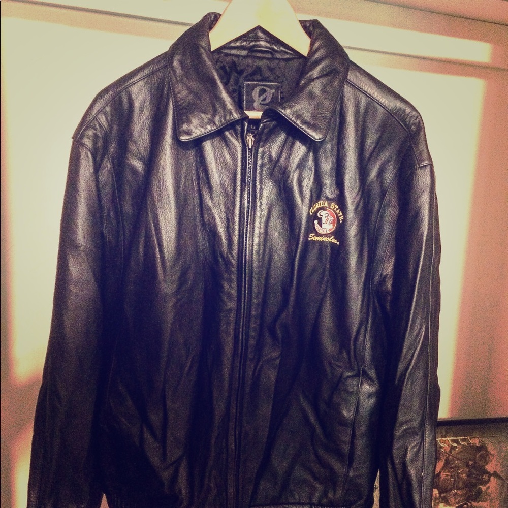 Vintage Florida State University Leather Jacket