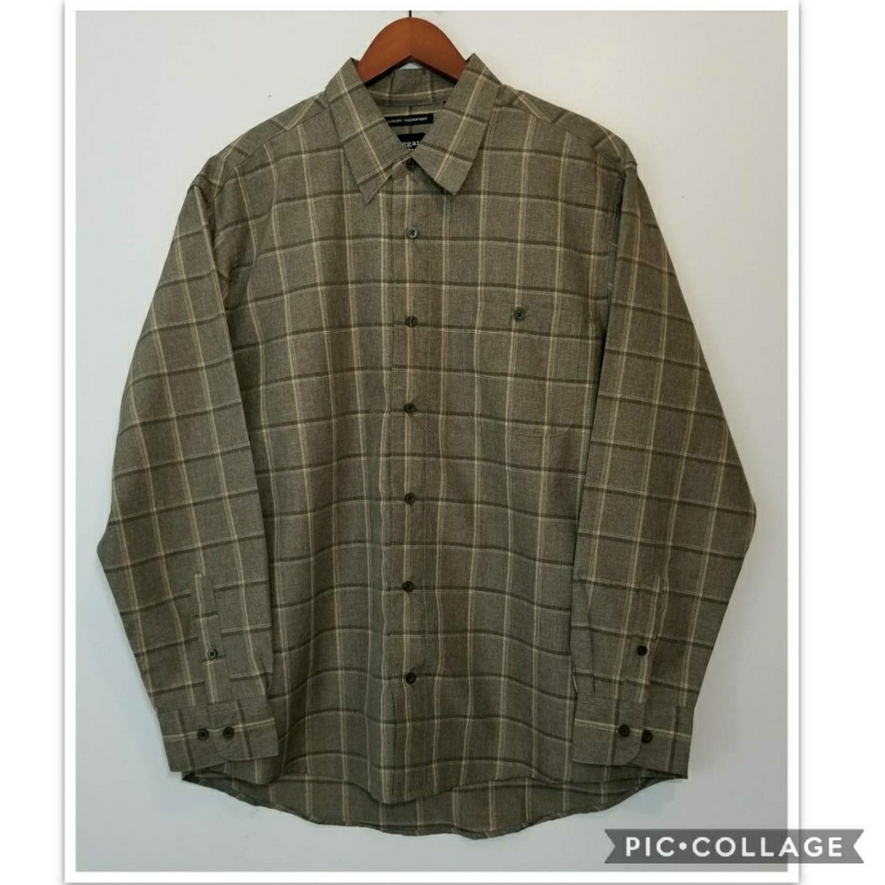 Haggar Men's Luxury Microfiber Longsleeve Shirt