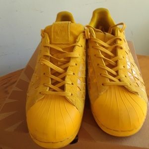 Yellow Adidas.