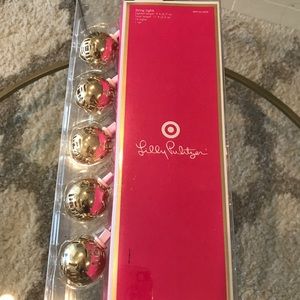 Lilly Pulitzer for Target Gold String Lights. NIB.