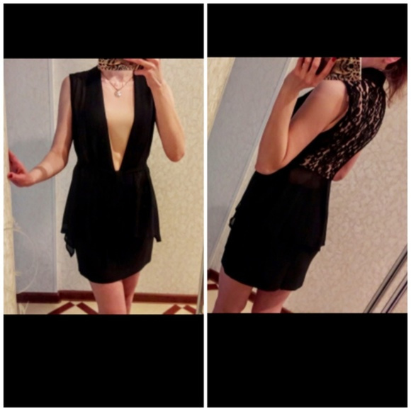 Ruffle & Lace Tie Black Dress Blouse Vest Top NWT - Picture 3 of 8