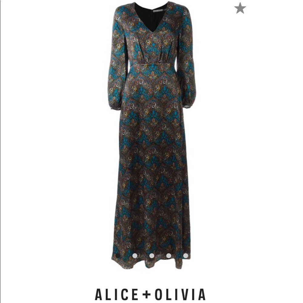 Alice and Olivia Santina Maxi dress
