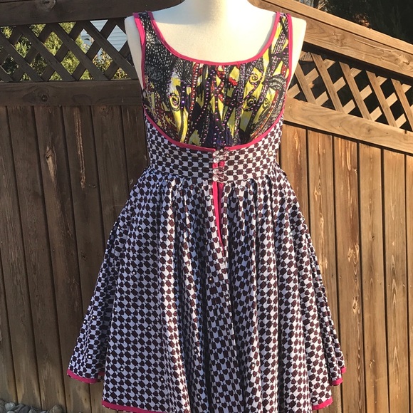 🎊HP🎊 African Print Women’s Sleeveless Dress. - Picture 3 of 8