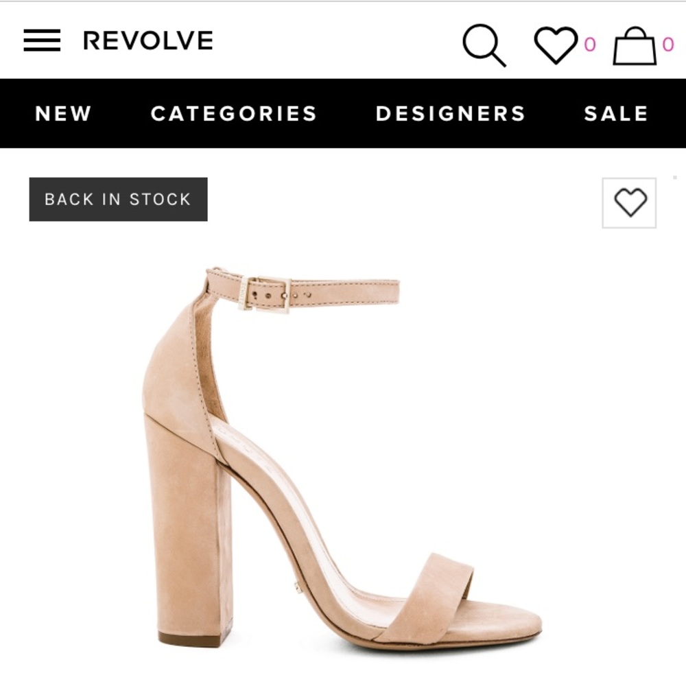 Schutz Enida Heel in Lightwood