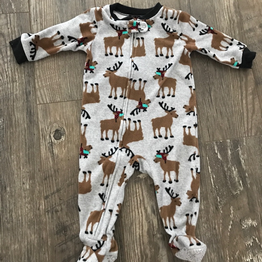 Infant boy christmas pajama 12M
