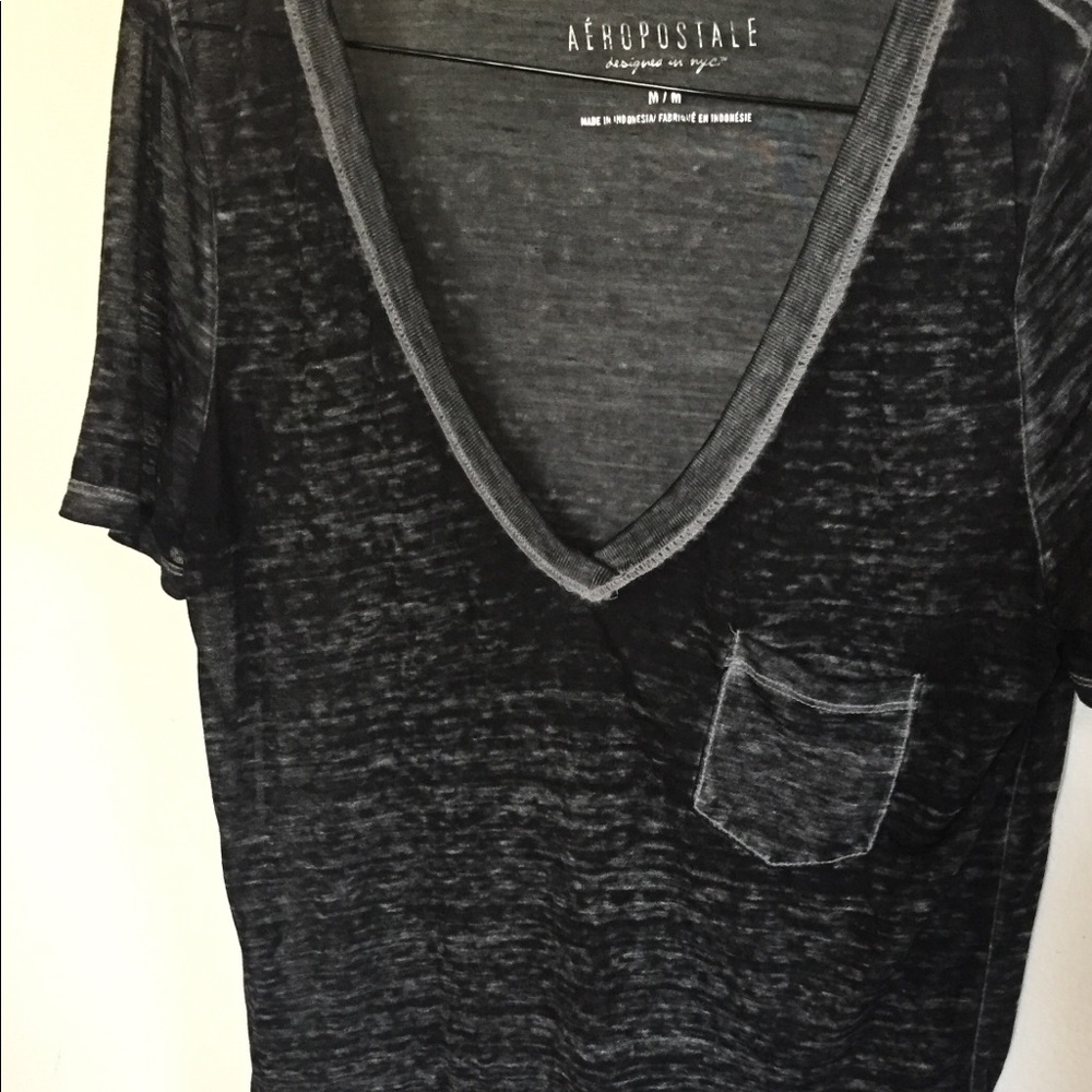 Deep V boyfriend fit t shirt