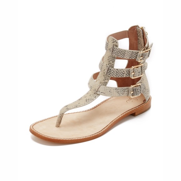 Joie Eri Sandal snakeskin NIB - Picture 2 of 4