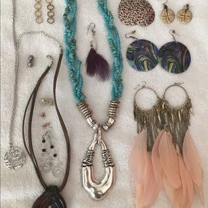 14 piece costume jewelry