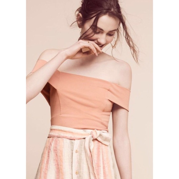 Anthropologie Tops - Anthropologie Ponte Off the Shoulder Top