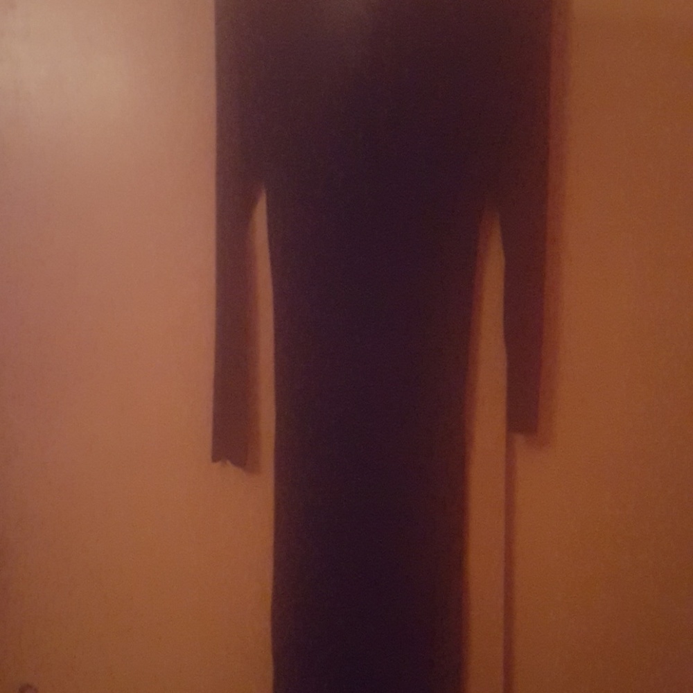 Black maxi dress