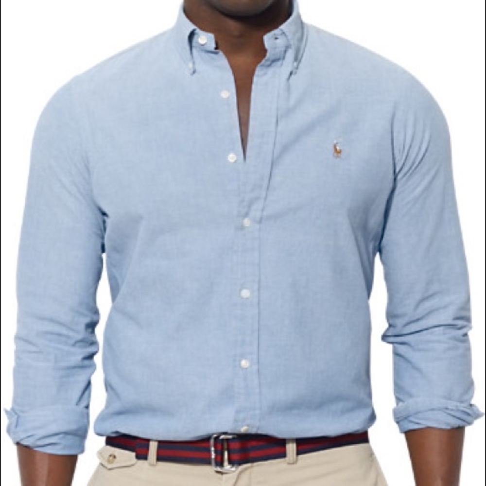 Polo Ralph Lauren blue Oxford shirt