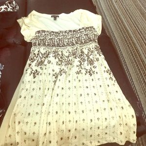 Cream color tunic