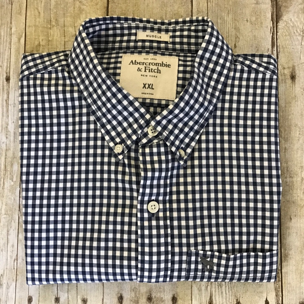 ✨Abercrombie & Fitch NY Short Sleeved Dress Shirt✨