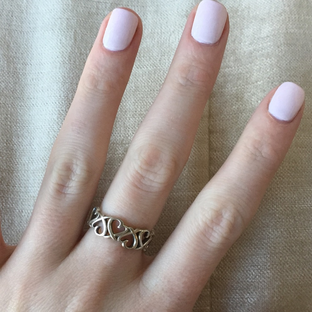 Tiffany & Co Loving Hearts Ring Sz 6 Authentic!