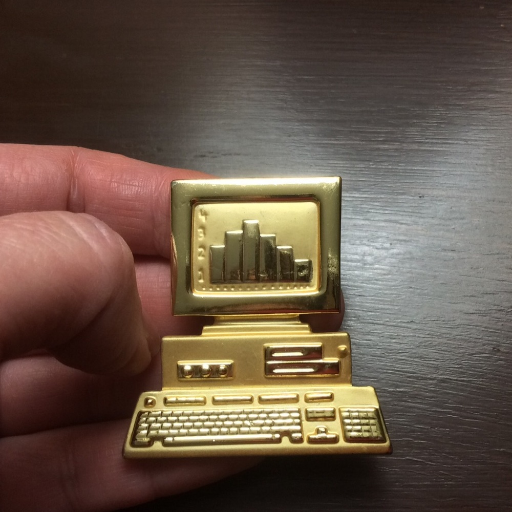 So 80s looking pin